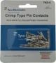 AMP CPC CRIMP TYPE MALE PIN CONTACTS 18-16 AWG 66589-1 FOR CIRCULAR PLASTIC CONNECTORS 25PK