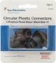 AMP CPC CIRCULAR PLASTIC CONNECTORS 4 POSITION PANEL MOUNT, 1 Set, Contacts not included, 206061-1 206060-1 1-206062-6