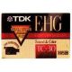 TDK Extra High Grade VHSC Video Tape W02