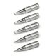 5pk Weller Set .4mm .8mm, 1.6mm, 2.4mm Tips for WLSKD7012A Soldering Station