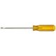 R146N Xcelite 1/4 inch x 6 inch Regular Flat Blade Screwdriver, Amber Handle