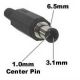 3.1x6.5mm with 1.0mm Center Pin DC POWER PLUG.