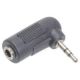 RIGHT ANGLE Audio Adaptor Stereo 2.5mm Plug to 3.5mm Stereo Jack 543