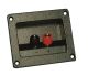 RECTANGLE SPEAKER TERMINAL PLATE RECTANGLE WITH BINDING POSTS