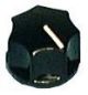 KNOB with set screw for 1/4 Inch shafts Bin 18