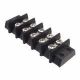 30 AMP DUAL ROW TERMINAL BLOCK 5-142 BARRIER STRIP 5 POSITION 8-32 PHILSLOT SCREWS