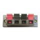 SPEAKER PUSH TERMINAL STRIP 2 RED AND 2 BLACK