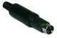 MINI DIN PLUG 6 PIN MALE INLINE