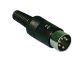 DIN PLUG 8 PIN Male INLINE