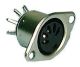 CHASSIS MOUNT DIN CONNECTOR 5 PIN Female 240 degree