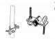 GUY CLAMP 2 WAY, Guy Wire Clamp, 1500335, Designed for standard 1-1/4 Masting
