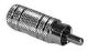 RCA PLUG METAL BACK