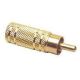 GOLD PHONO PLUG RG59 Twist on