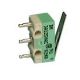 Philmore 30-2401 Micro Snap Action Switch, 3A@125V, Short Roller Lever, Omron D2F-L