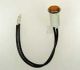 NEON LAMP 110-125V 6 inch LEADS AMBER Indicator Indicating Light Panel