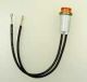 NEON LAMP 208-250V 6 inch LEADS AMBER Indicator Indicating Light Panel