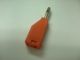 BANANA PLUG 4mm RED STACKABLE