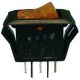 Philmore 30-390 Lighted Rocker Switch SPST 15A 125V ON-OFF Amber SCI R13-205 1600A11E 2800 ALCO LR 9280 E7560