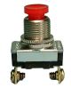 Philmore 30-458 Momentary Push Button Switch SPST 6A 120V (OFF)-ON Red E170607 LR107402 Momentary()