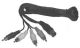DIN CABLE 5 PIN DIN TO 4 RCA MALE PLUG 6 FT MIDI CONNECTOR