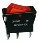 Philmore 30-550 Lighted Snap in Rocker Switch 12VDC SPST 15A 125V ON-OFF Red ARCOLECTRIC 5503PT