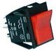 Philmore 30-654 Mini Rocker Switch DPDT 8A 125V 4A 250V ON-ON Red CARLINGSWITCH 610 620
