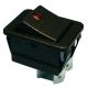 Philmore 30-866 Lighted Rocker Switch DPST 20A 125V Black with Red Neon ARCOLECTRIC C1353PB