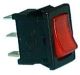 Philmore 30-16096 Lighted Miniature Rocker Switch SPST 10A ON-OFF Red SCI R13-66 25T85