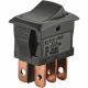 Philmore 30-16606 Mini Rocker Switch, DPDT 10A @125V/6A @250V, ON-ON SCI R13-166P
