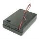 3 AA ENCLOSED BATTERY CASE WITH LEADS SWITCH