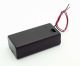 Battery Holder for 1 9V with Cover & Switch, 6 inch Leads