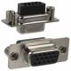 DB15 HIGH DENSITY VGA FEMALE 15 PIN CRIMP