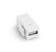 Flush mount USB Keystone Jack Female to Female