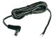 DC Pigtail, 6ft, 24ga, 2.1MM X 5.5MM, Right Angle Plug