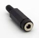 DC POWER JACK .7mm x 2.35mm. EIAJI EIAJ1 Class. Mates with 235B, 2359B Plugs