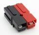 Power Pole Connector: One Red and One Black DC-H Housing with Two 50 Amp Contacts. Use with 12-10 AWG wire size
