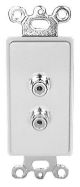 2 RCA PLATE WHITE