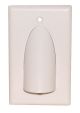 Canopy Plate Single Gang Standard White