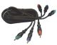 COMPONENT VIDEO CABLE 6 ft 3 RCA M to M