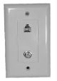 DECORA DUAL F & 6P6C WHITE F81 RJ12