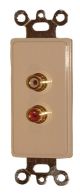 2 RCA PLATE IVORY