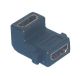 RIGHT ANGLE HDMI Female to Female Adaptor
