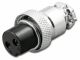 MOBILE CONNECTOR 2 PIN FEMALE INLINE CURRENT RATING 15 AMPS MAX.