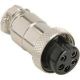 MOBILE CONNECTOR 5 PIN FEMALE INLINE  CURRENT RATING 7.5 AMPS MAX
