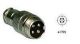 MOBILE CONNECTOR 4 PIN MALE INLINE CURRENT RATING 10 AMPS MAX