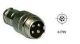 MOBILE CONNECTOR 6 PIN MALE INLINE CURRENT RATING 5 AMPS MAX