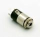 2.5mm 4 Conductor, Panel Mount Front Mount Female Jack, Mates with 70-049B