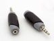 3.5mm 4 Conductor plug to 2.5mm 4 Conductor jack. Adaptor