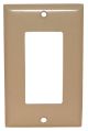 SINGLE WALL PLATE IVORY DECORA
