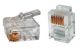 10pk 6 CONDUCTOR MODULAR TELEPHONE PLUG CONNECTOR 6P6C RJ12 FOR FLAT CABLE